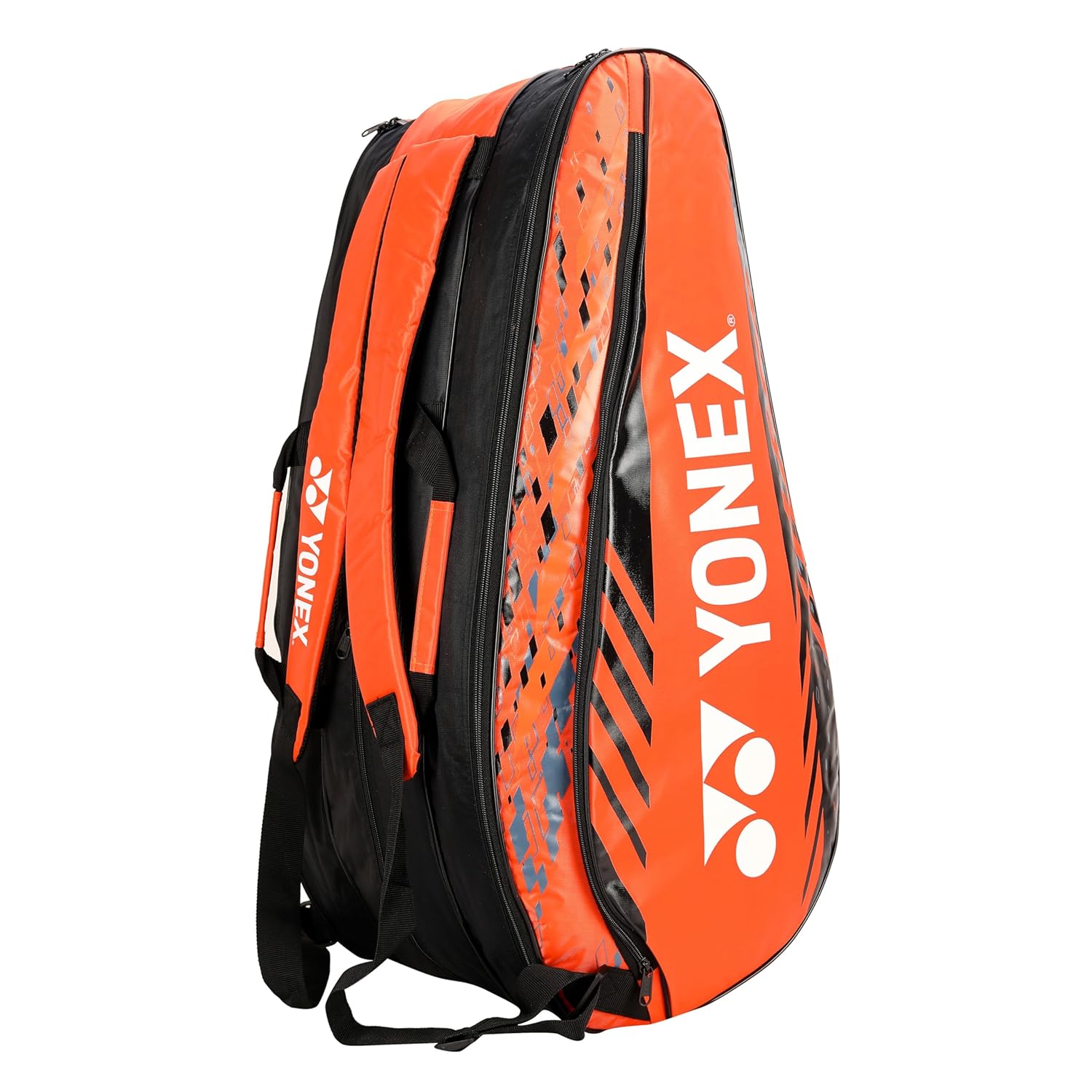 Yonex Badminton Racquet Bag 2329 T02 BT9, Colour - Racing Red White, Size - Large, Material - Polyurethane