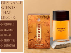 JD International Desire Apparel Unisex Perfume With Long Lasting Fragrance - 100ml, 3.4 Fl.oz. | Unisex Perfume