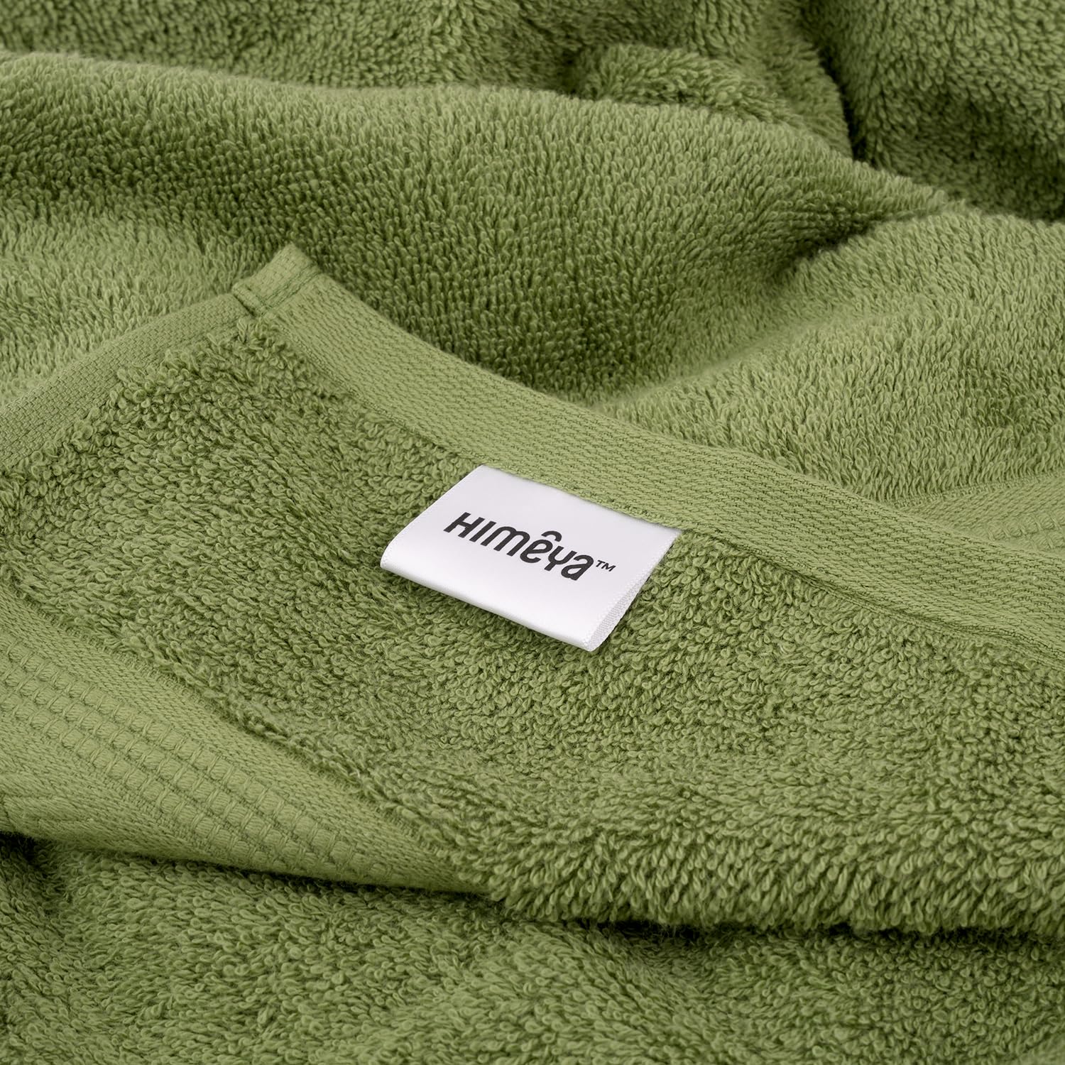 Himeya 100% Cotton Bath Towels 500 Gsm | Bath Towel For Men & Women - Olive Green