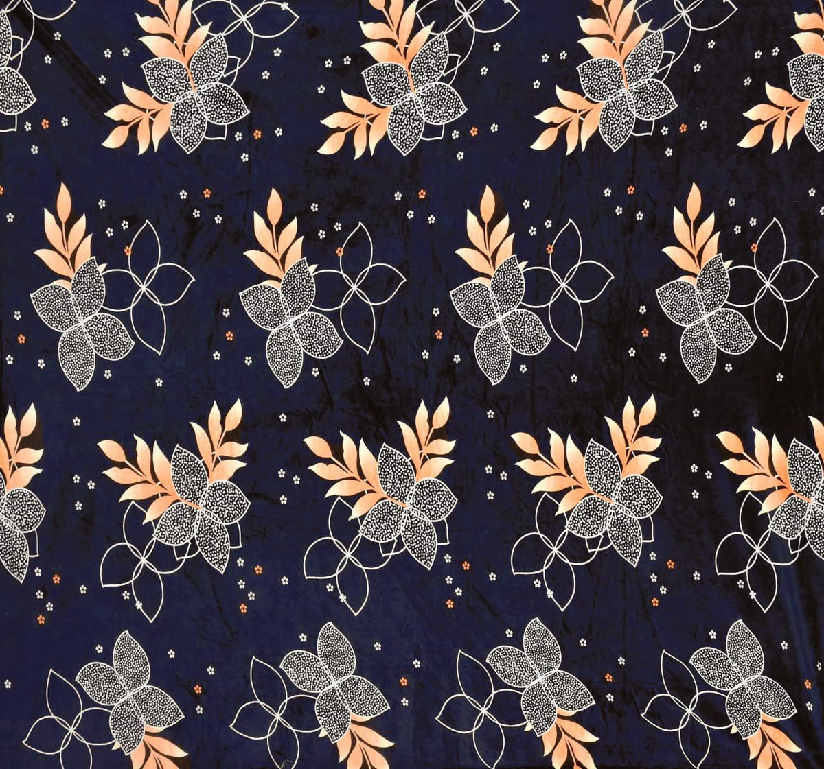 Winter Warm Double Bedsheet For King Size With 2 Pillow Covers | Size 72x78x8 Inches, Navy Blue - Warm Bedsheet For Winter | Ideal Gift For Friends, Family & Relatives