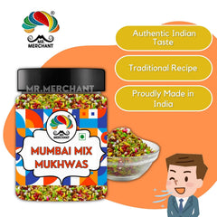 Mr. Merchant Mumbai Mix Mukhwas Mouth Freshener 300gm, | Jar Pack