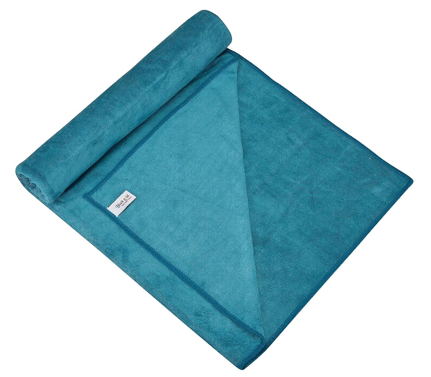 Black Gold The Finer Touch Microfiber Bath Towels 1500 Gsm | Super Absorbent, Lightweight, Ultra-Soft, Fade Resistant (Parot Green) - Pack Of 3