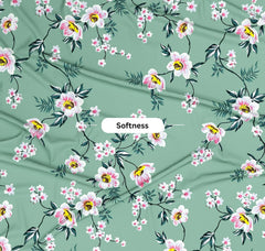 Microfiber Double Bedsheet With 2 Pillow Covers - 86 X 88 Inch, Light Green | 120 Thread Count-Breathable & Wrinkle Free, Ideal For Daily Use Home Bedsheet