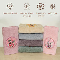 Akiko Home Prima Dream 100% Cotton Hand Towel 1200 Gsm | Soft, Absorbent & Durable, Cotton Hand Towel | Pack Of 6 (Multicolor)