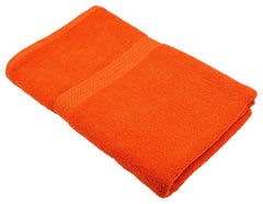 North Field Bath Towel 1000 Gsm | Extra Soft & Absorbent, Durable Bath Towel (Pink & Orange) - Set Of 2