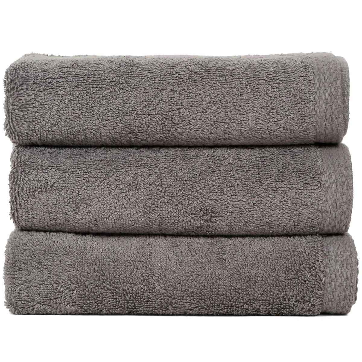 Avni Home 100% Cotton Hand Towel 300 Gsm | Ultra Soft, Absorbent, Quick Dry Towels For Facewash, Gym, Sports, Travel | Quick-Dry Fitness Towels - Pack Of 3 (Charcoal)