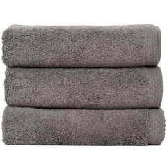 Avni Home 100% Cotton Hand Towel 300 Gsm | Ultra Soft, Absorbent, Quick Dry Towels For Facewash, Gym, Sports, Travel | Quick-Dry Fitness Towels - Pack Of 3 (Charcoal)