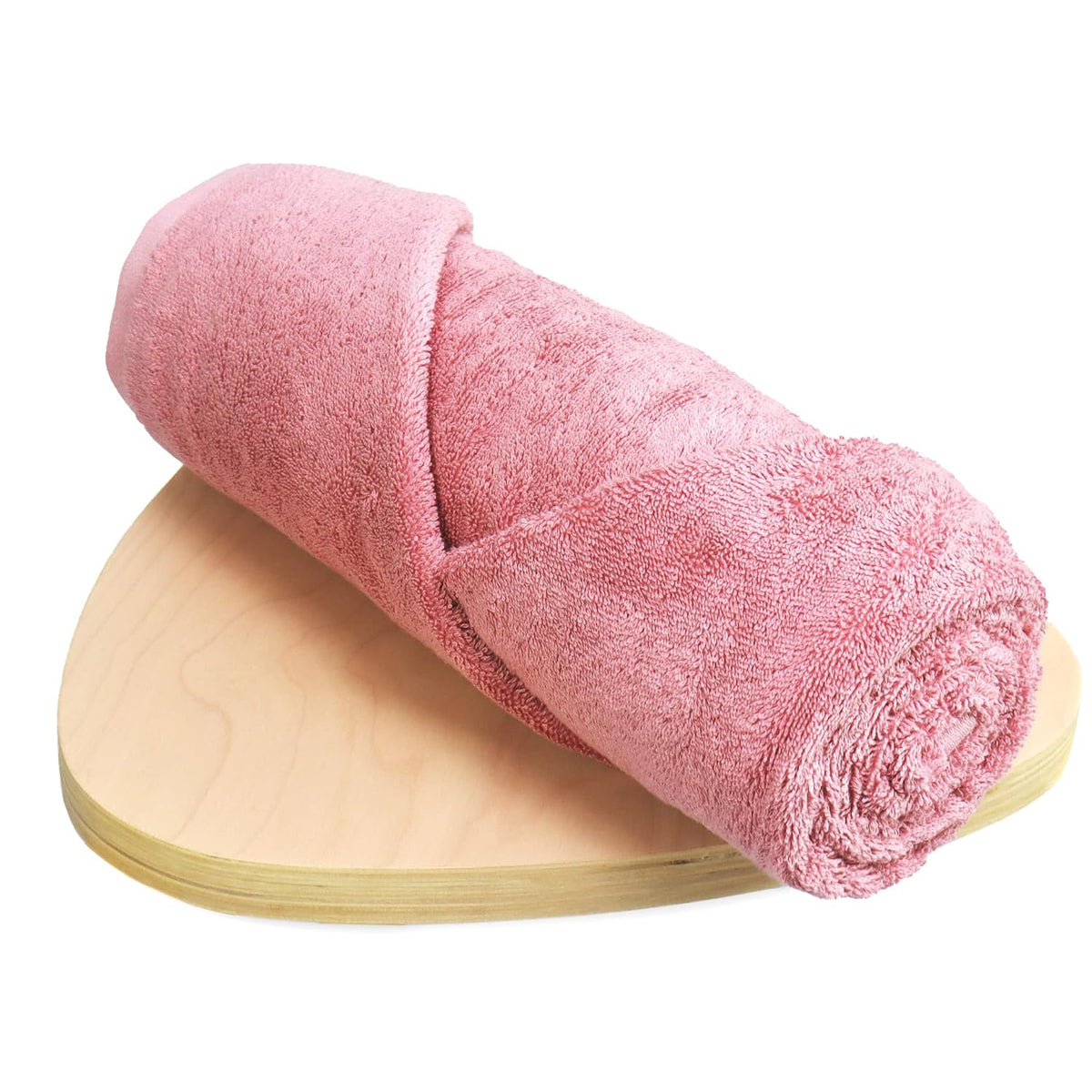 Heelium Bamboo Bath Towel 600 Gsm | Ultra Absorbent | 3x Softer Than Cotton Towels Peach