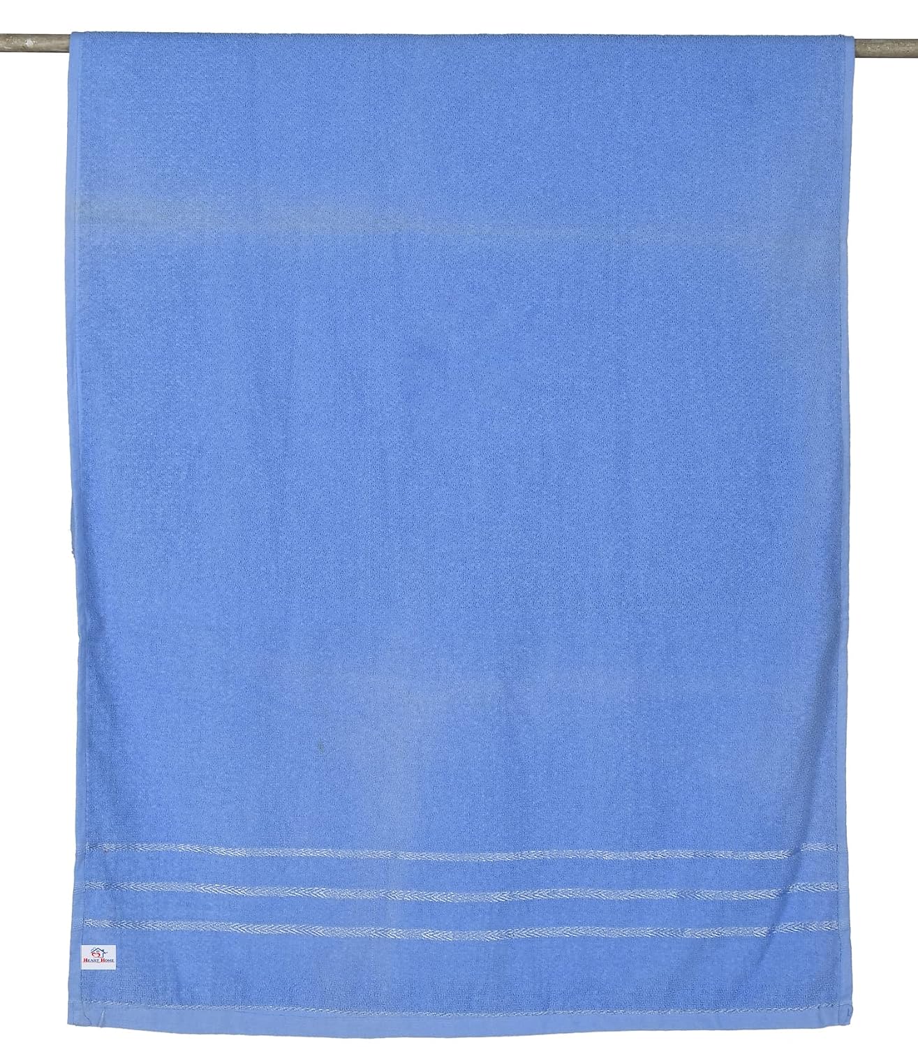 Kuber Industries Premium Bath Towel 1500 Gsm | Super Soft, Fluffy & Absorbent Cotton Bath Towel Perfect For Daily Use (Blue) - Pack Of 3