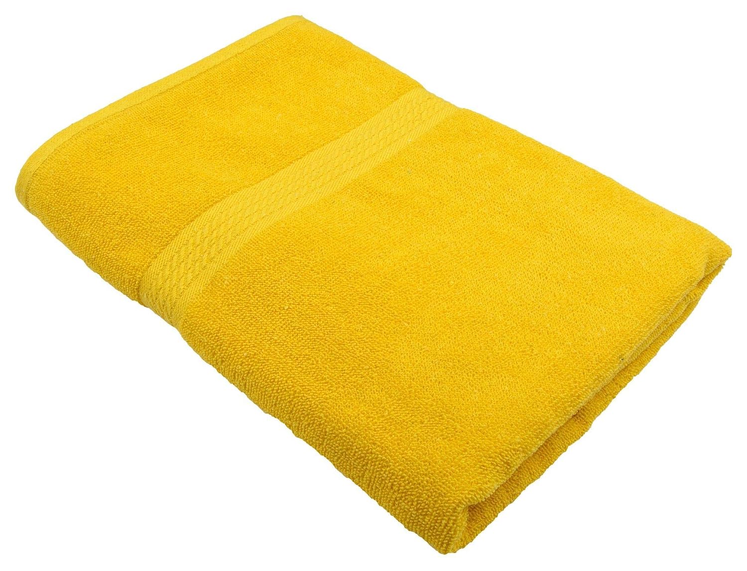 North Field Bath Towel 1000 Gsm | Extra Soft & Absorbent, Durable Bath Towel (Yellow & Orange) - Set Of 3