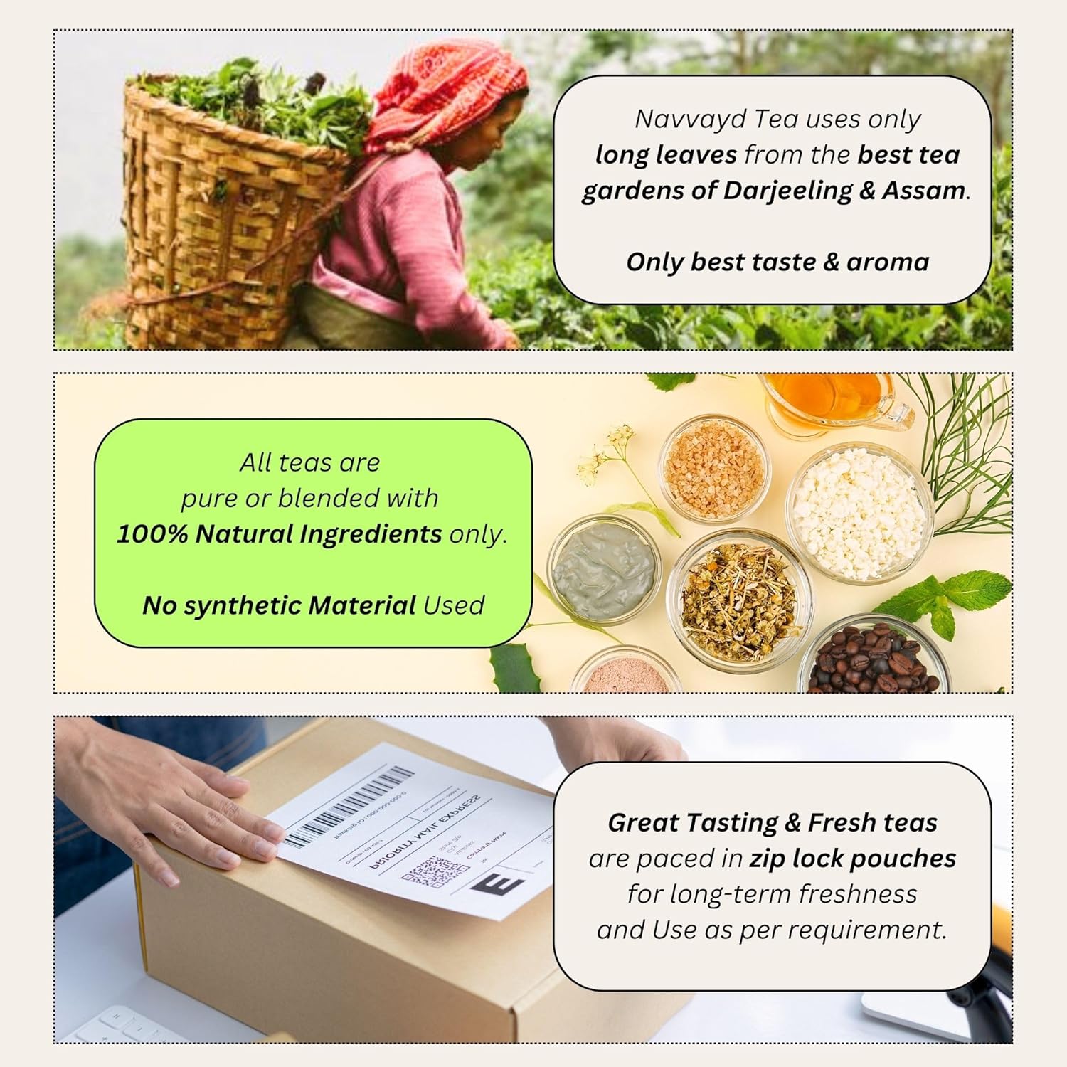 Navvayd Darjeeling First Flush White Tea - 100gm, 3.5 Ounce, 50 Cups | Single Estate Darjeeling White Tea - Long & Whole Leaves | Low Caffeine, Gluten Free, Vegan