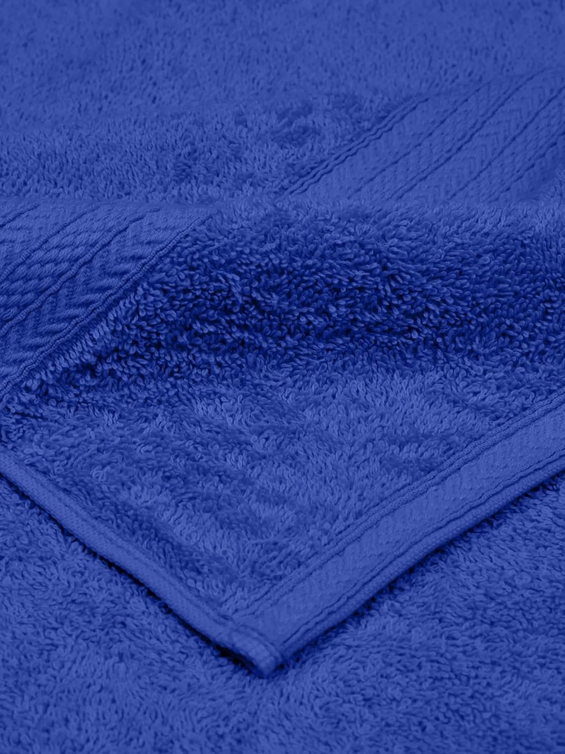 100% Cotton Large Size Bath Towel 500 Gsm | Soft & Absorbent Quick Dry & Durable Bath Towel (Blue)