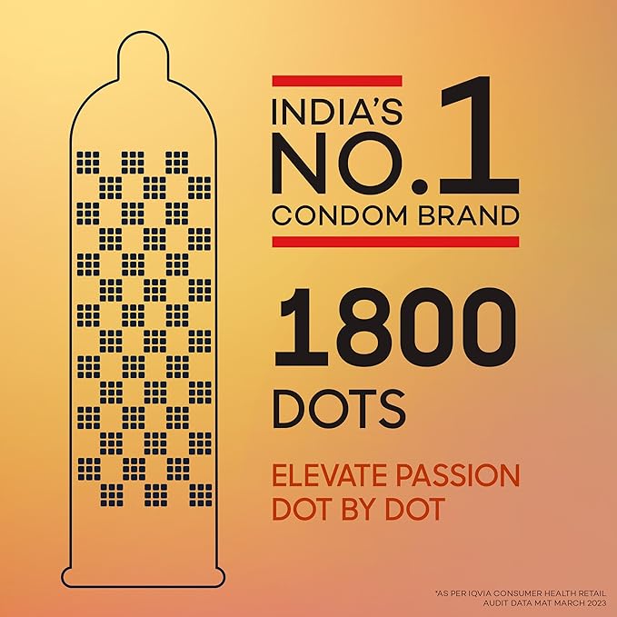 Manforce Epic Passion | Extra Dotted Condom For Intense Pleasure | Fruit Punch Flavour | 10 Pcs