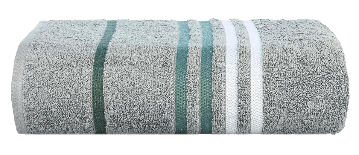 Casa Copenhagen Egyptian Cotton Exotic 1 Pcs Large Bath Towel 520 Gsm (Pine Grey)