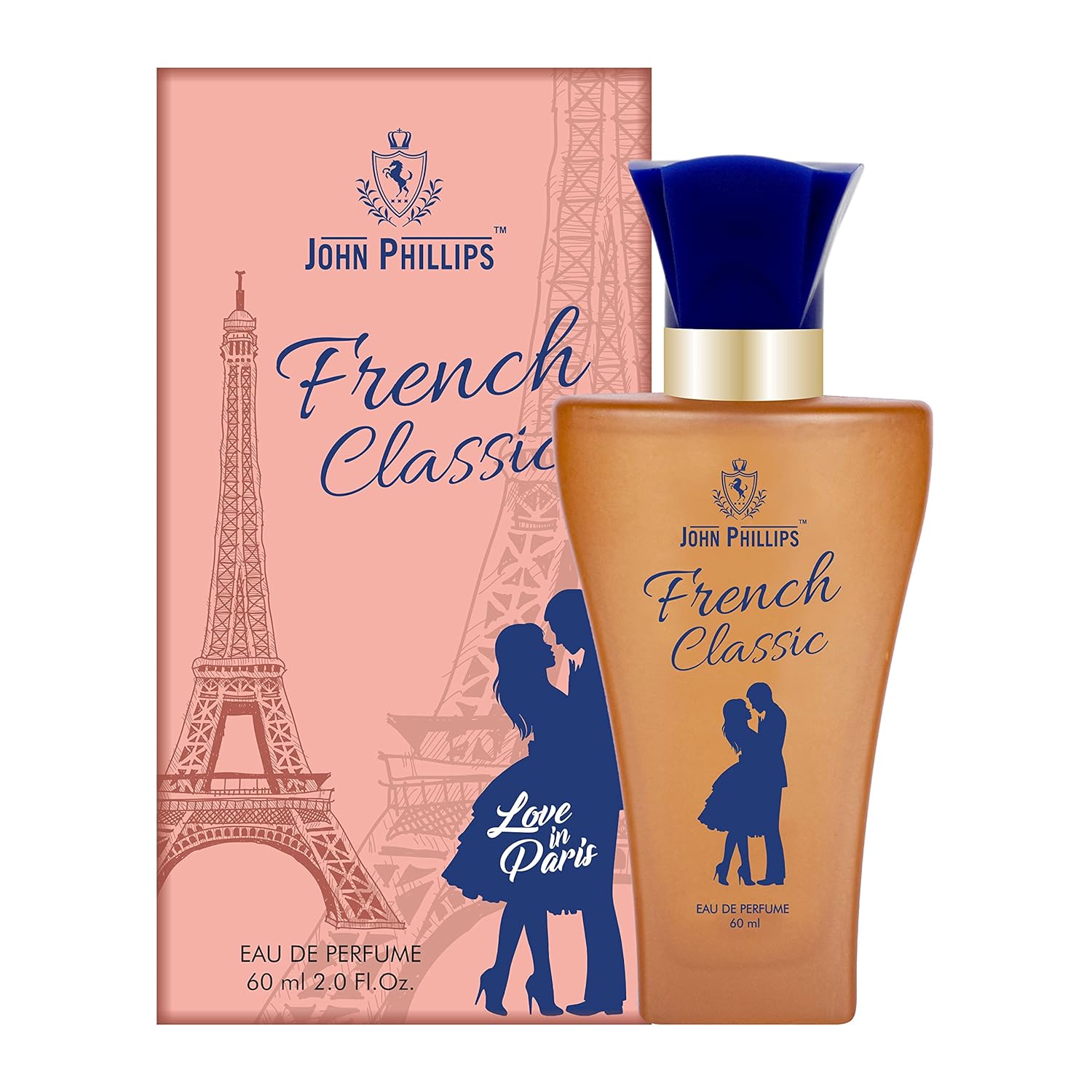 John Phillips First Love & French Classic Eau De Perfume 60ml Each Pack Of 2 For Women