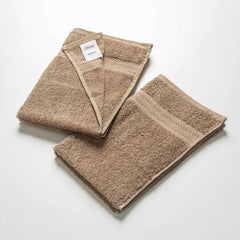 Ddecor Cotton Hand Towel 500 Gsm - Pack Of 2 (Beige)