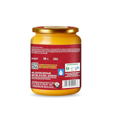 Pure Organic Svasti Desi Cow Ghee By Aashirvaad | Naturally & Healthy Protein Fiber Desi Ghee Perfect For Hair | (500ml) 33.8 Ounce | Jar Pack
