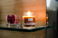 SANDAL WOOD HIGHLY PLEASING NATURAL BURNERS FRAGRANCE JAR CANDLES SET OF 2