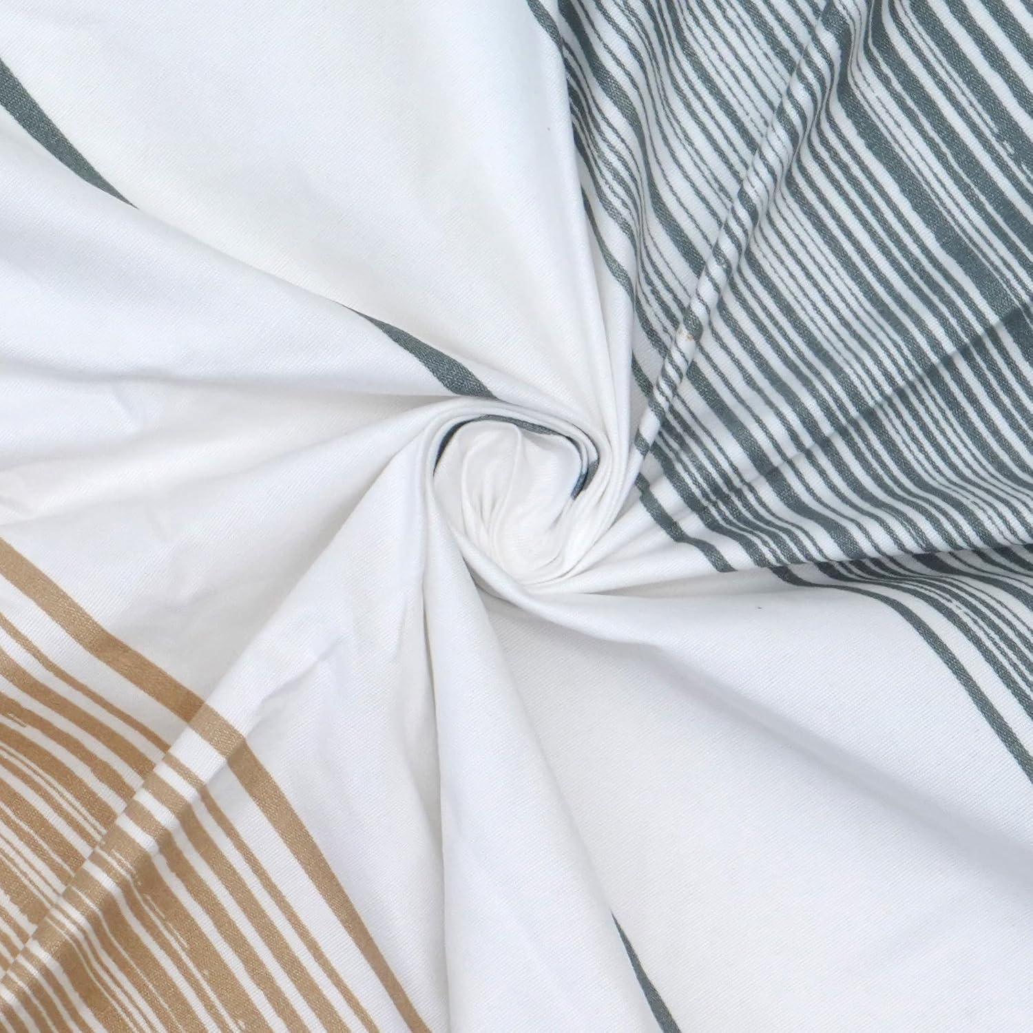Printed Double Bedsheet With 2 Pillow Covers - 96 X 89 Inches, Grey & Cream | Ideal For Daily Use, Bedroom Decor & Gifting | Resistant All-Season Bedsheet