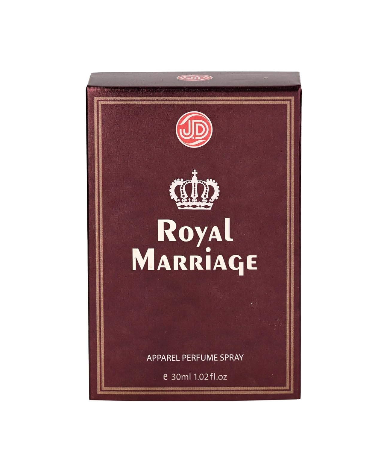 JD International Royal Marriage Apparel Unisex Perfume With Long Lasting Fragrance - 30ml, 1.02 Fl.oz.  | Captivating Fragrance For Lasting Elegance And Timeless Appeal | Ideal For Both Men And Women