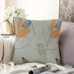Microfiber Square Pillow Cushion For Sofa & Bed, Pastel Grey - 24 X 24 Inch | Fluffy For Comfort & Back Support | Breathable, Premium Cotton Cushion Cover With Zip, Neck Support - Set Of 1