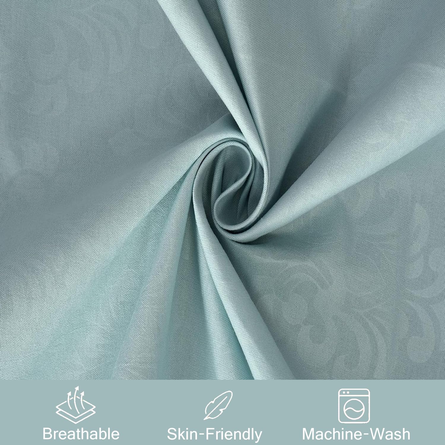 Soft Microfiber Single Bedsheet With 1 Pillow Covers - 60 X 90 Inches | Turquoise, Damas Design | Wrinkle Free Design & Easy To Wash | Refreshing Your Bedroom Look