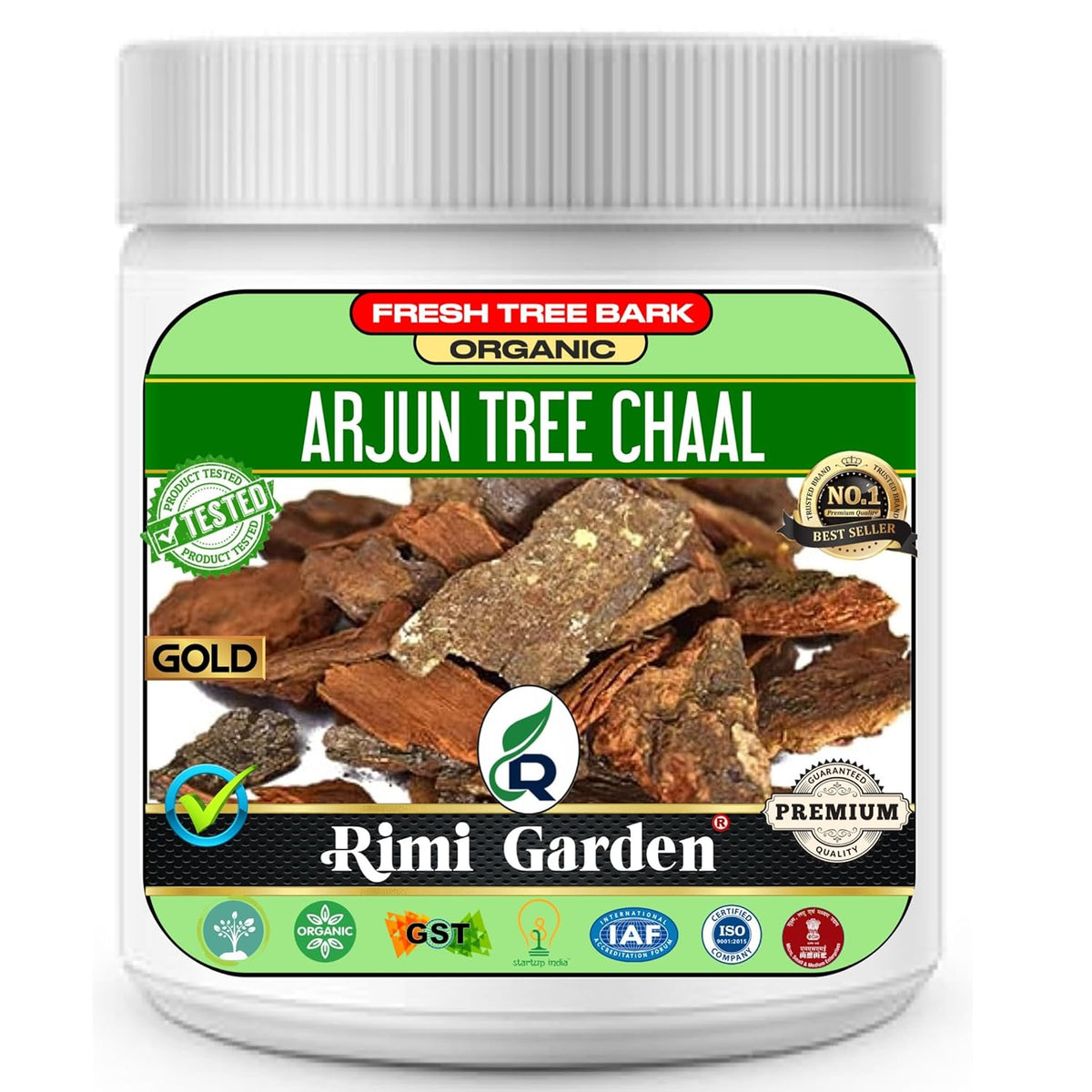 Rimi Garden Fresh Arjun Chaal For Good Health, Bark From Live Arjun Tree, Fully Natural And Organic For Use | 400gm 0.8lbs