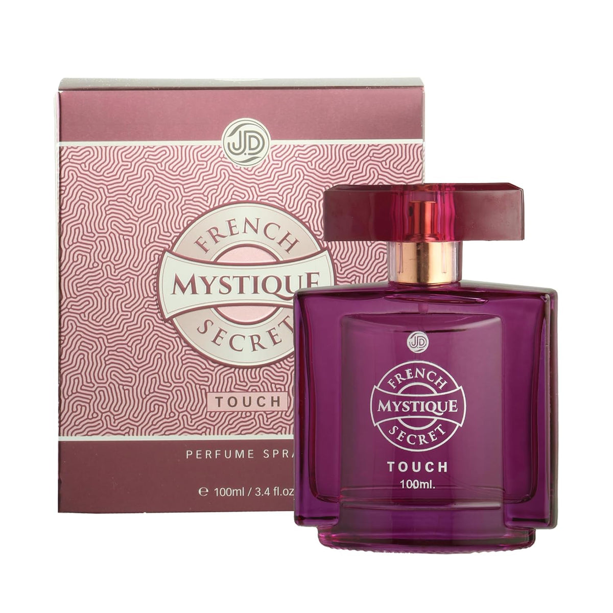 JD International Mystique Touch Perfume For Women - 100ml, 3.4 Fl.oz. | French Secret | Long Lasting Fragrance