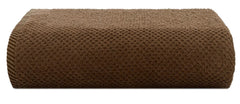 Casa Copenhagen Egyptian Cotton Waffle Large Size Bath Towel 500 Gsm (Brown)