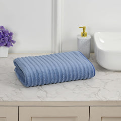 Cotton Bolls Premium Microfiber Bath Towel 300 Gsm | Ultra-Soft, Highly Absorbent, Superior Comfort, Durable & Elegant Design - 2 Pcs (Navy & Brown)