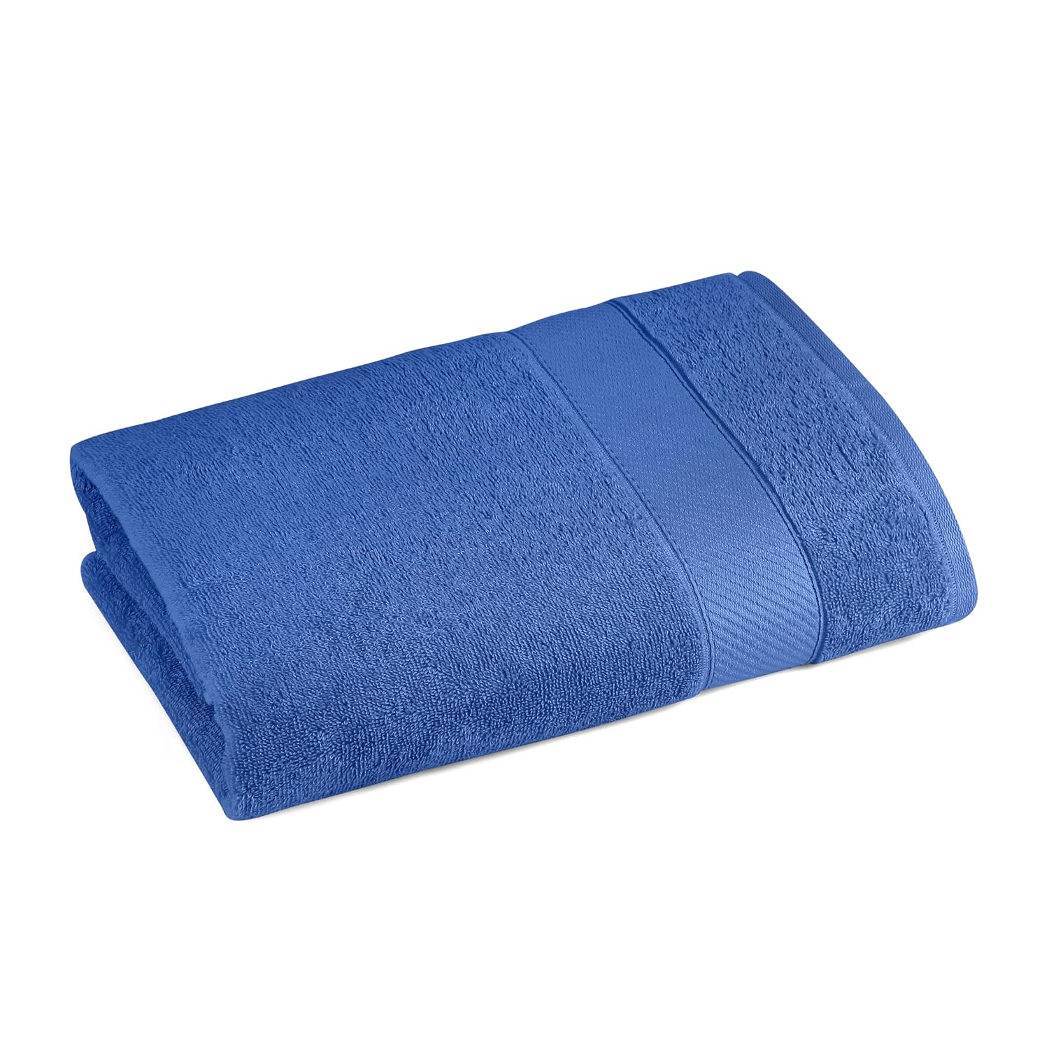 Himeya Bamboo Bath Towels 800 Gsm | Large Soft & Highly Absorbent, Eco-Friendly Design For Ultimate Comfort & Quick Drying -Ocean Blue (Pack Of 2)