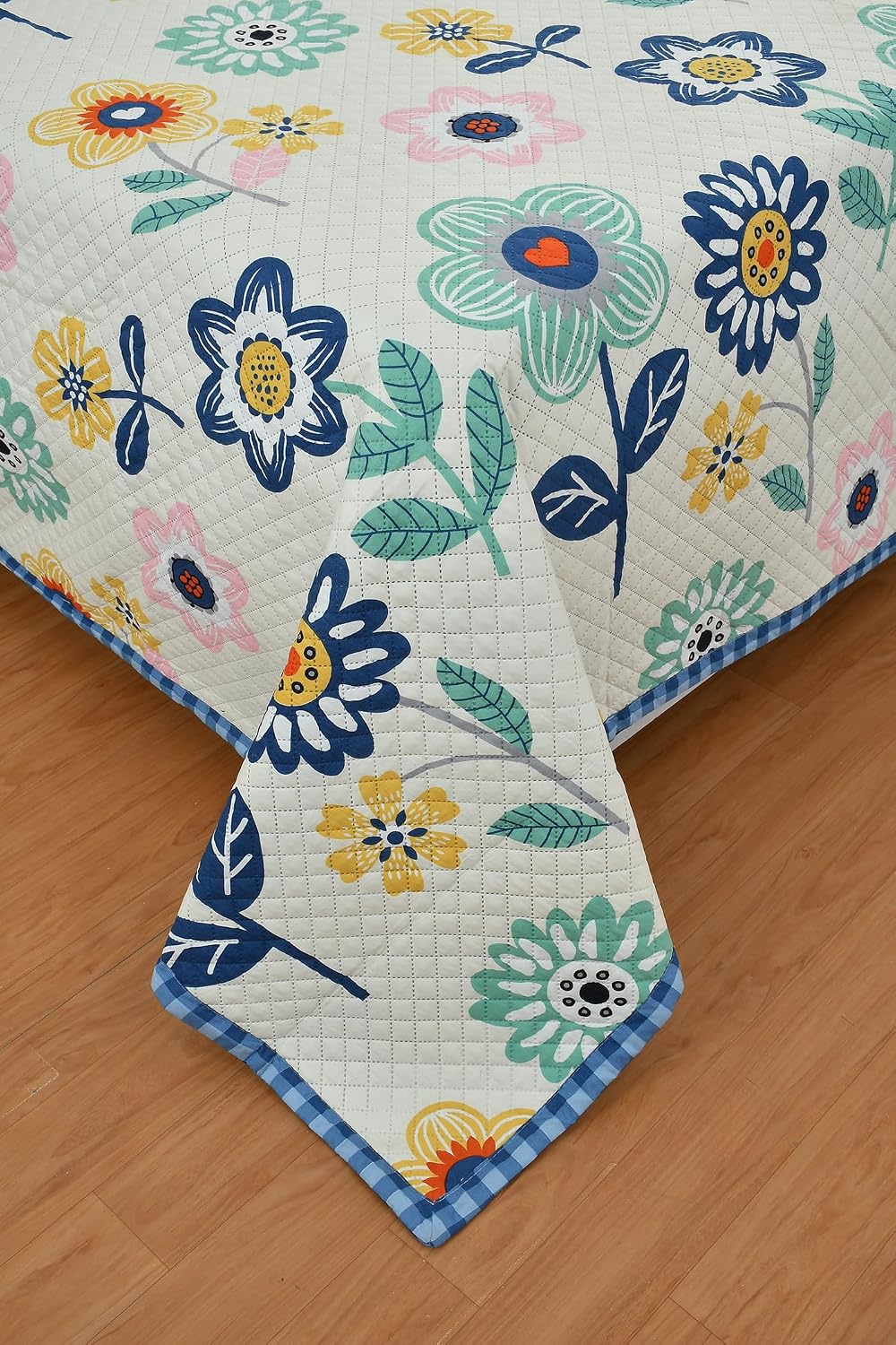 100% Cotton Double Bedsheet For King Size With 2 Pillow Covers | 90 X 100 Inches, Multicolor - 280 Thread Count Super Soft Bedding Set