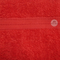 Roman Home Cotton Soft Bath Towel 500 Gsm (Red)