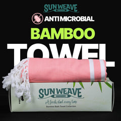 Sun Weave Bamboo Towel Large Size 240 Gsm | Skin Friendly Light Weight Quick Dry Body Towels For Women & Men | Odor Resistant Bamboo Kerala Towels