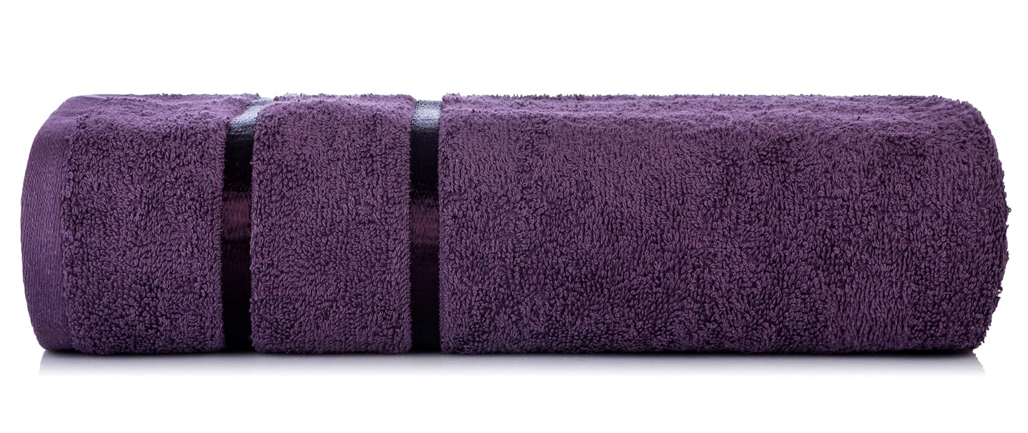Casa Copenhagen Egyptian Cotton Ecstatic Hand Towel 740 Gsm (Dark Purple)- 6 Pcs