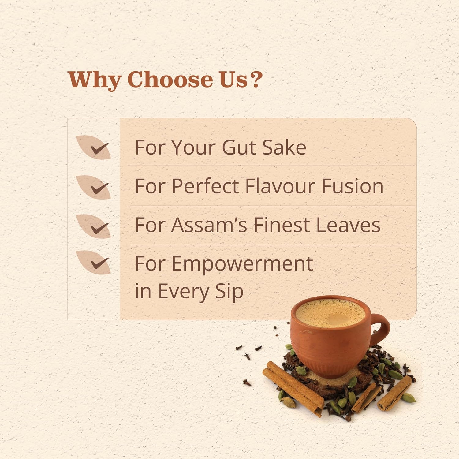 The Pahadi Story Masala Chai - 450gm, 15.8 Ounce | Made With 100% Natural Ingredients - Premium Spiced Chai Patti | Low Caffeine, No Artificial Flavour, No Artificial Colour