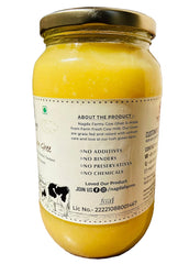 Natural Farm Fresh Cow Ghee By Nagda Farms | Natural Healthy With Real Aroma Desi Ghee For Diet | (1 Litr) 33.8 Ounce | Jar Pack