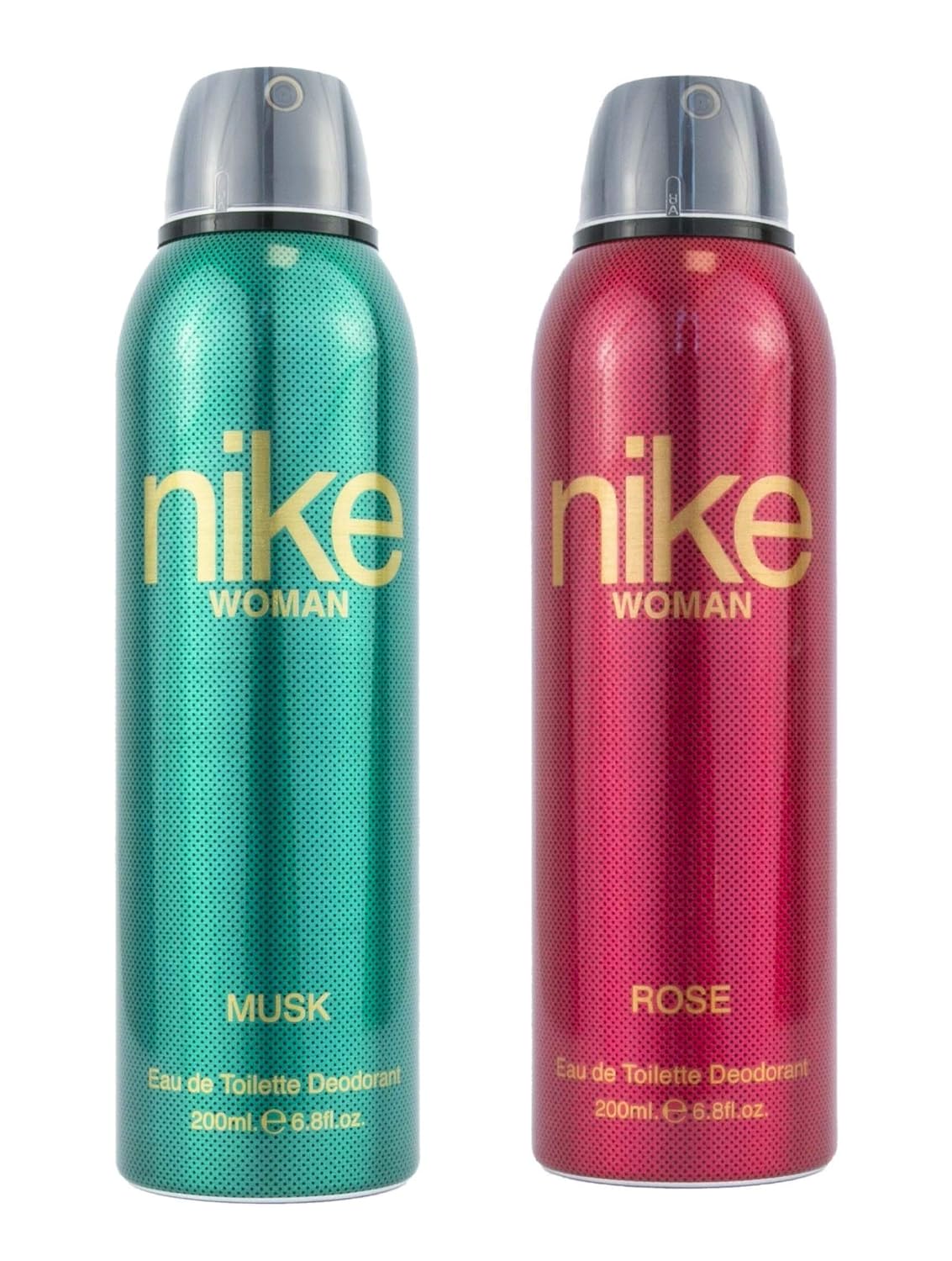 Nike Musk + Rose Eau De Toilette Long Lasting Deodorant Spray 400ml 13.5 Fl.oz. Pack Of 2 | Perfect Gift For Girlfriend