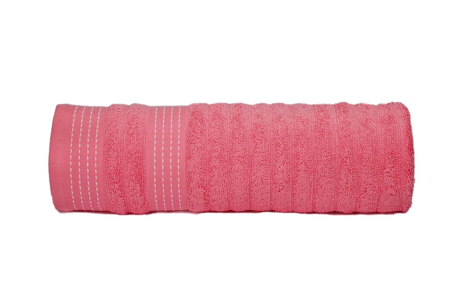 Casa Copenhagen Egyptian Cotton Exotic Hand Towel 400 Gsm (Flamingo Pink)- 2 Pcs