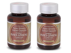 Nutrigrow Panex Ginseng Extract 400mg , Energy Performanc & Stress For Men & Women | 30 Capsules 50gm 0.1lbs Each Pack Of 2