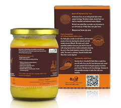 Premium A2 Gir Cow Cultured Desi Ghee From Kesariya Farm By Vedic Ghee | Bilona Two Way Churned Natural & Healthy Ghee Good For Body Health (500ml) | 16.9 Ounce | Jar Pack