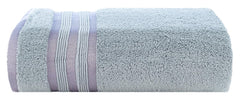 Casa Copenhagen Egyptian Cotton Zero Twist 1 Pcs Large Bath Towel 500 Gsm (Grey Violet)