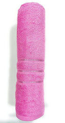 Bombay Dyeing Flora Large Size Bath Towel 500 Gsm (Baby Pink)