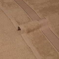 Kopa Quick Dry 100% Cotton Soft Terry Bath Towel 380 Gsm | Quick Dry 100% Cotton Super Absorbent, Lightweight (D'Ross) Bath Towel (Taupe)
