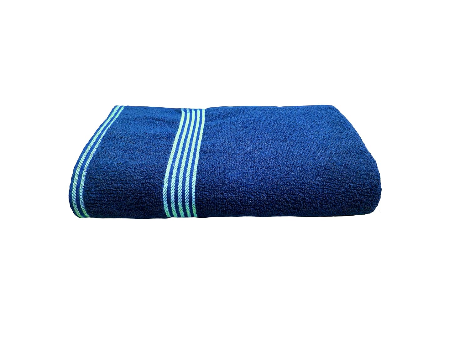 Space Fly Cotton Luxury Large Size Bath Towel 1000 Gsm (Blue) - Pack Of 2