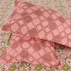 100% Pure Cotton Double Bedsheet For Queen With 2 Pillow Covers - 87 X 100 Inches, Multicolor | Soft & Durable For Everyday Use & Bedroom - All Season Comfort