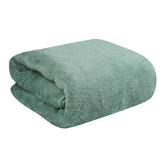 Fezora Microfiber Bath Towels 500 Gsm | Large Size Bath Towel- Super & Absorbent With Hook Quick Dry Towel For Men & Women (Firozi)