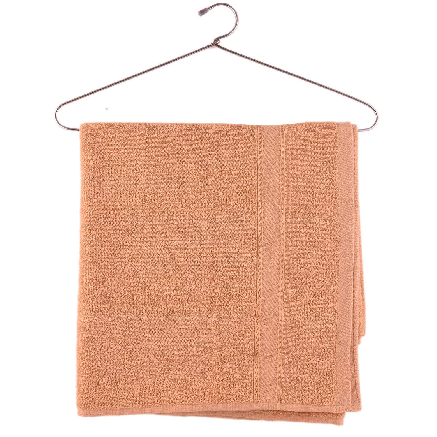 Kuber Industries Cotton Bath Towel 1800 Gsm - Light Brown (Pack Of 4)