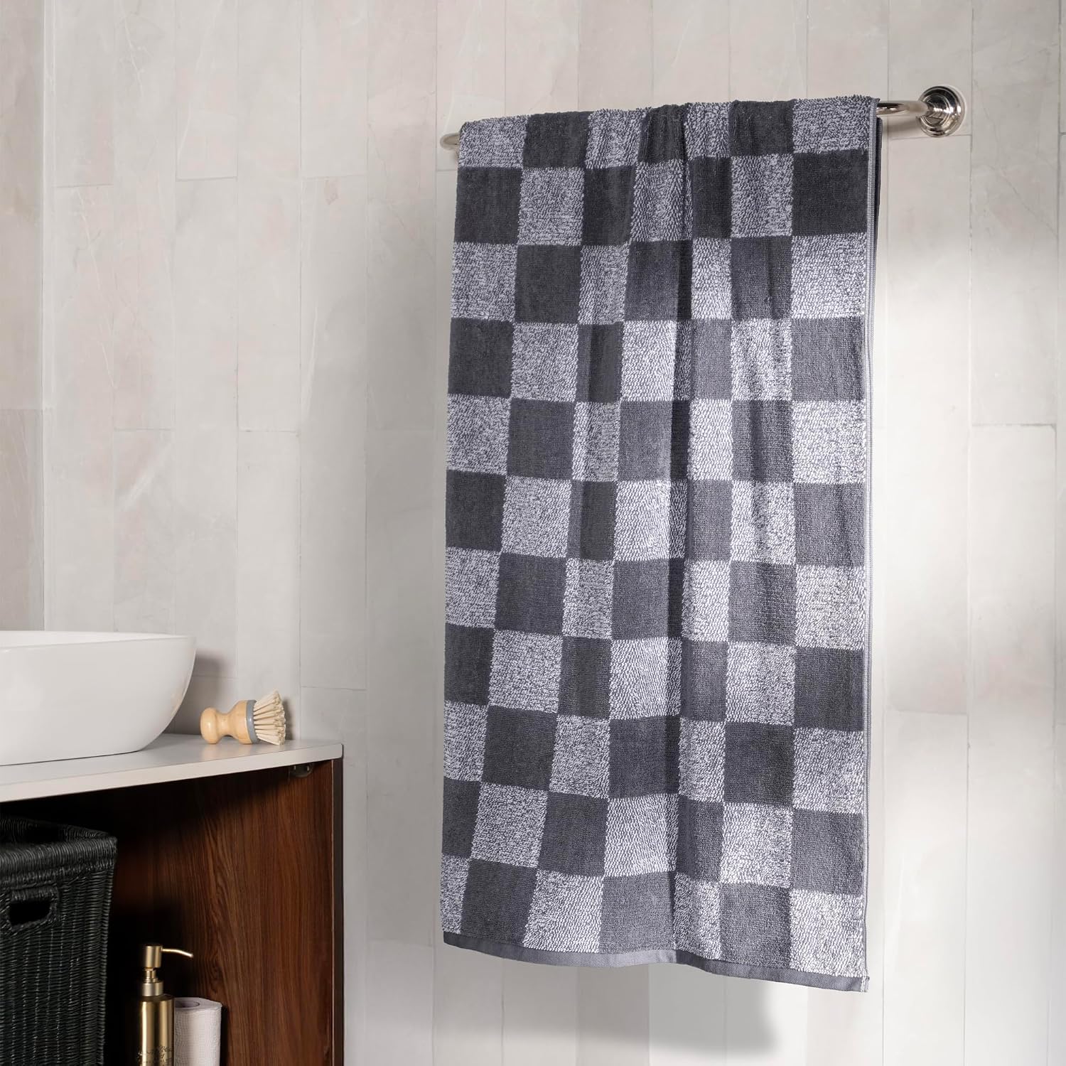 Mytrident Bath Towels 500 Gsm | Urban Comfort Fashion Collection 100% Cotton Towel Bath Towel For Men & Women Highly Absorbent Towels (Soothing Grey)