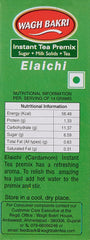 Wagh Bakri Instant Elaichi Tea Premix Powder - 140gm, 4.9 Ounce, 10 Single Serve Sachets | 3 In 1 Sugar + Milk Solids + Tea, Just Add Hot Water - Tastes Like Homemade Tea | Caffeine Free